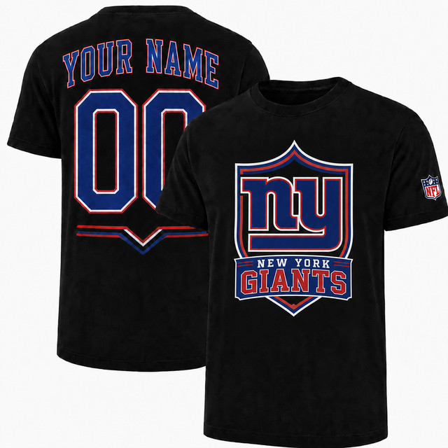 Unisex Custom Name And Number New York Giants 2026 Graphic Shirt Version 1 for Football Fans 1 Unisex Custom Name And Number New York Giants 2026 Graphic Shirt Version 1 for Football Fans