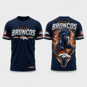 Unisex Denver Broncos Bronco Pride 2026 Graphic Shirt for Football Fans