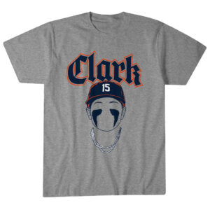 Unisex Detroit Tigers Max Clark Blank Face Graphic Shirt for Baseball Fans