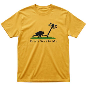 Unisex Don't Spy on Me Jimothy Raccoon Graphic Shirt for Wildlife Fans