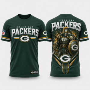 Unisex Green Bay Packers Green Gold Pride 2026 Graphic Shirt for Football Fans