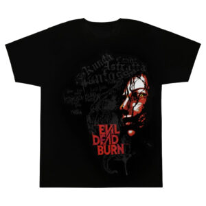 Unisex Halloween Horror Nights 2026 Evil Dead Burn Logo Graphic Shirt for Horror Fans