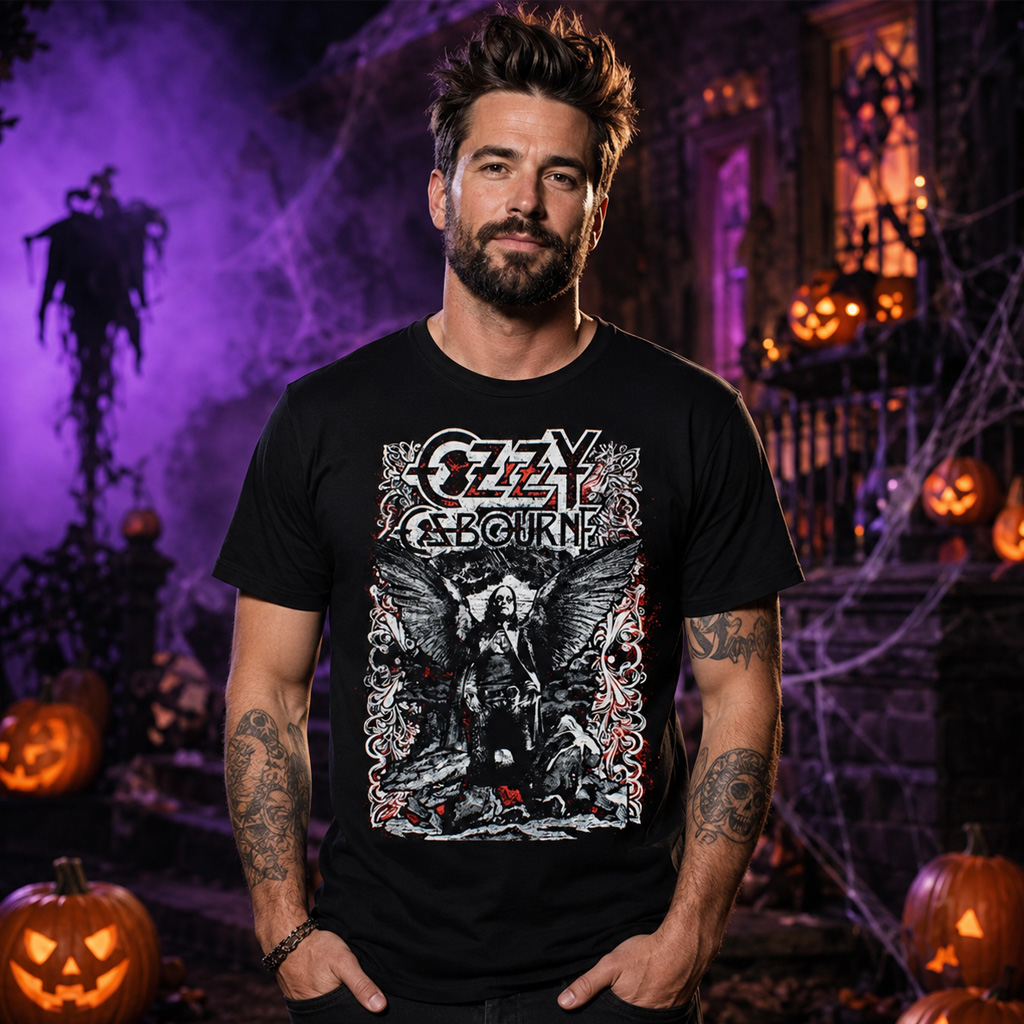 Unisex Halloween Horror Nights 2026 Ozzy Ozbourne Graphic Shirt for Horror Fans 3 Unisex Halloween Horror Nights 2026 Ozzy Ozbourne Graphic Shirt for Horror Fans - Image 3