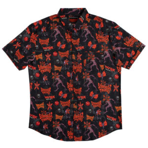 Unisex Halloween Horror Nights 2026 Stranger Things 5 Graphic Hawaiian Shirt for Horror Fans