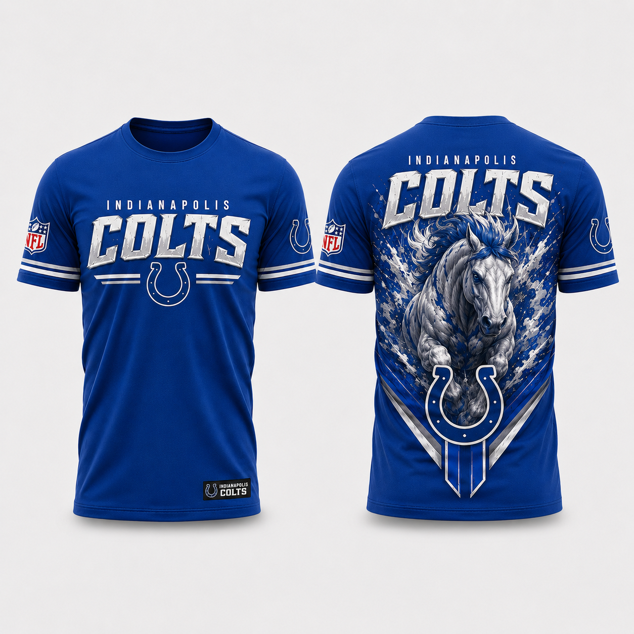 Unisex Indianapolis Colts Horseshoe Pride 2026 Graphic Shirt for Football Fans 1 Unisex Indianapolis Colts Horseshoe Pride 2026 Graphic Shirt for Football Fans