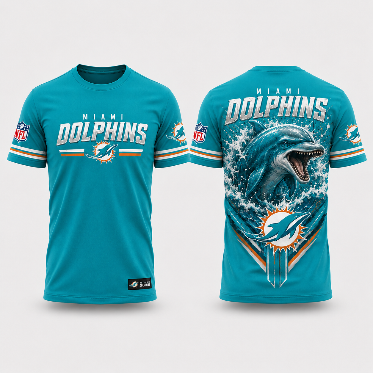 Unisex Miami Dolphins Ocean Pride 2026 Graphic Shirt for Football Fans 1 Unisex Miami Dolphins Ocean Pride 2026 Graphic Shirt for Football Fans