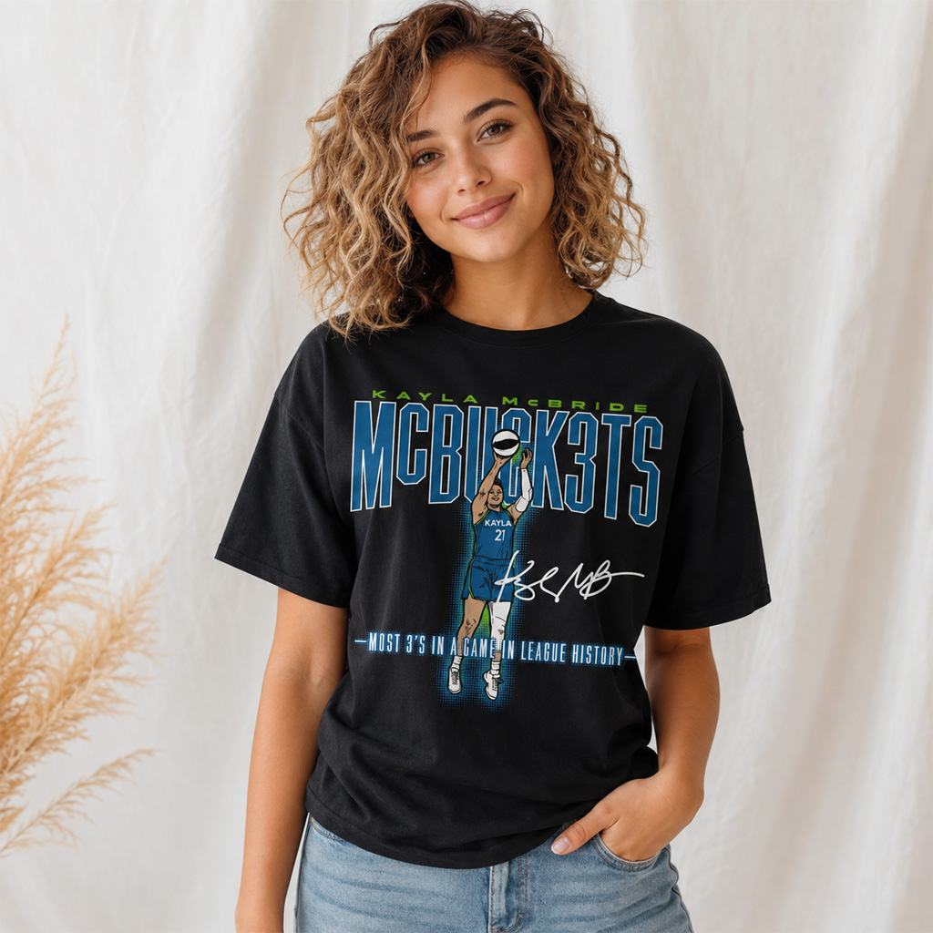 Unisex Minnesota Lynx Kayla McBride Number 10 MCBUCK3TS Graphic Shirt for Basketball Fans 4 Unisex Minnesota Lynx Kayla McBride Number 10 MCBUCK3TS Graphic Shirt for Basketball Fans - Image 4