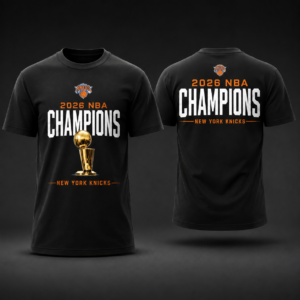 Unisex New York Knicks 2026 Finals Champions Graphic Shirt for Basketball Fans