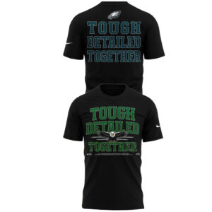 Unisex Philadelphia Eagles 2026 Tough Detailed Together Graphic Shirt for Football Fans