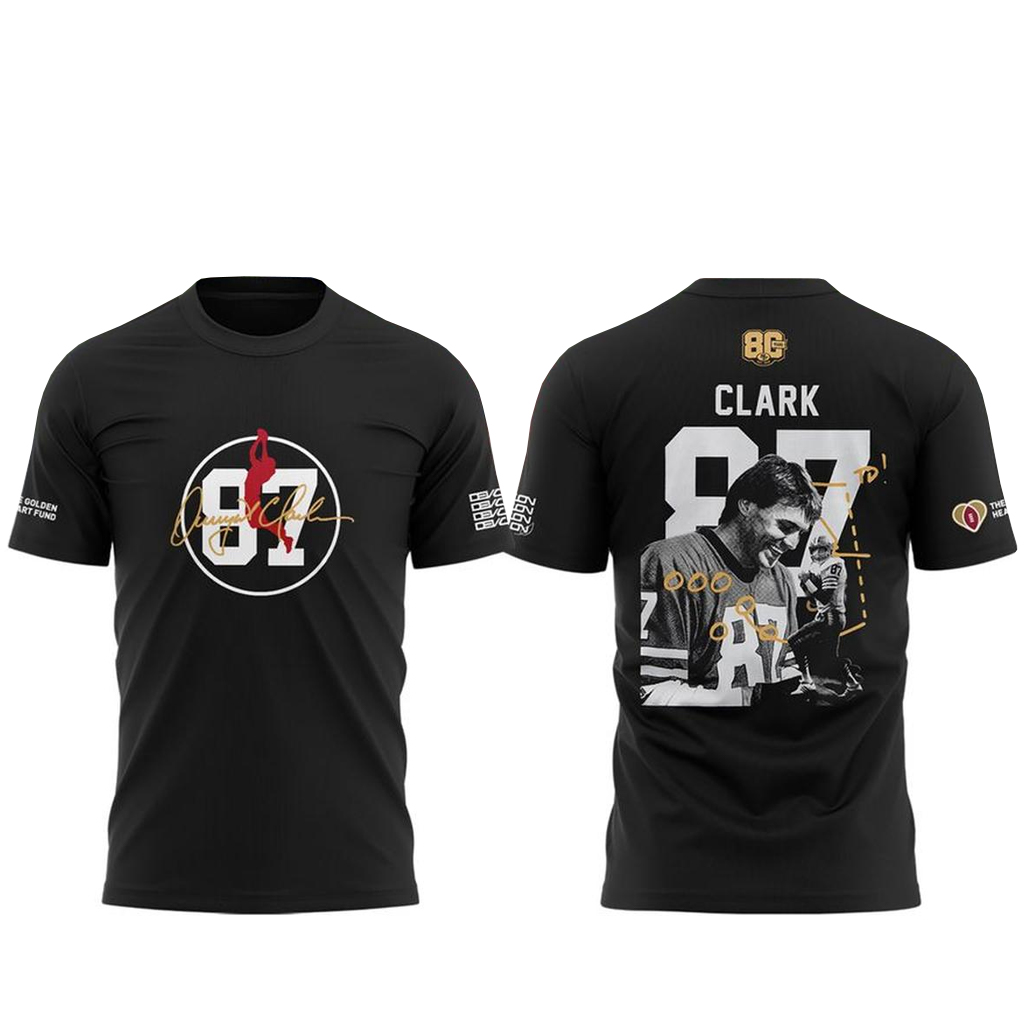 Unisex San Francisco 49ers Dwight Clark Number 87 2026 Graphic Shirt for Football Fans 1 Unisex San Francisco 49ers Dwight Clark Number 87 2026 Graphic Shirt for Football Fans