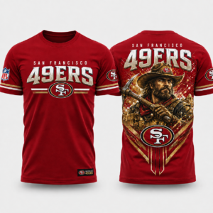 Unisex San Francisco 49ers Gold Rush Pride 2026 Graphic Shirt for Football Fans