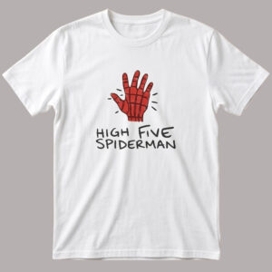 Unisex Spider-Man Brand New Day High Five Spiderman Graphic Shirt for Movie Fans