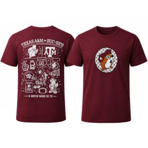 Unisex Texas A&amp;M x Howdy Buc-ee&rsquo;s 2026 Graphic Shirt for College Sports Fans