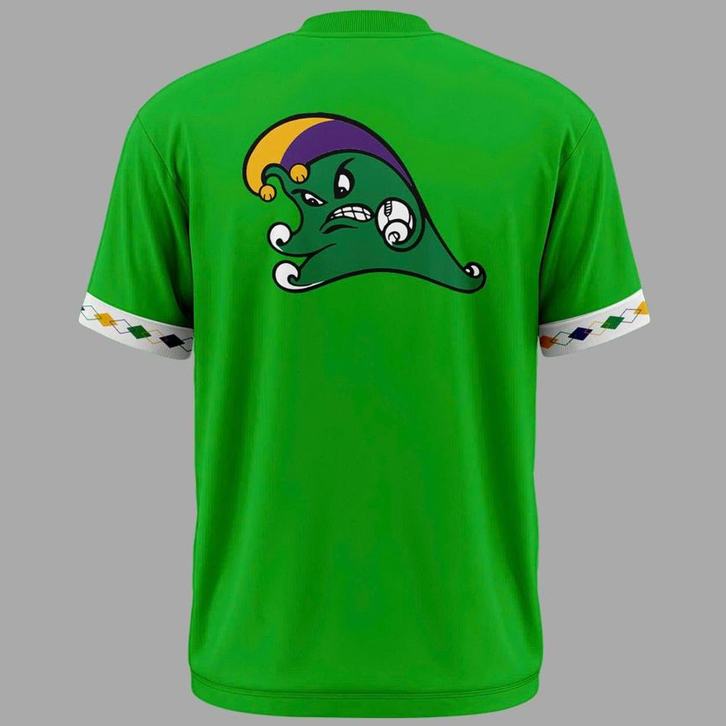 Unisex Tulane Green Wave x Mardi Gras 2026 Graphic Shirt for College Football Fans 3 Unisex Tulane Green Wave x Mardi Gras 2026 Graphic Shirt for College Football Fans - Image 3