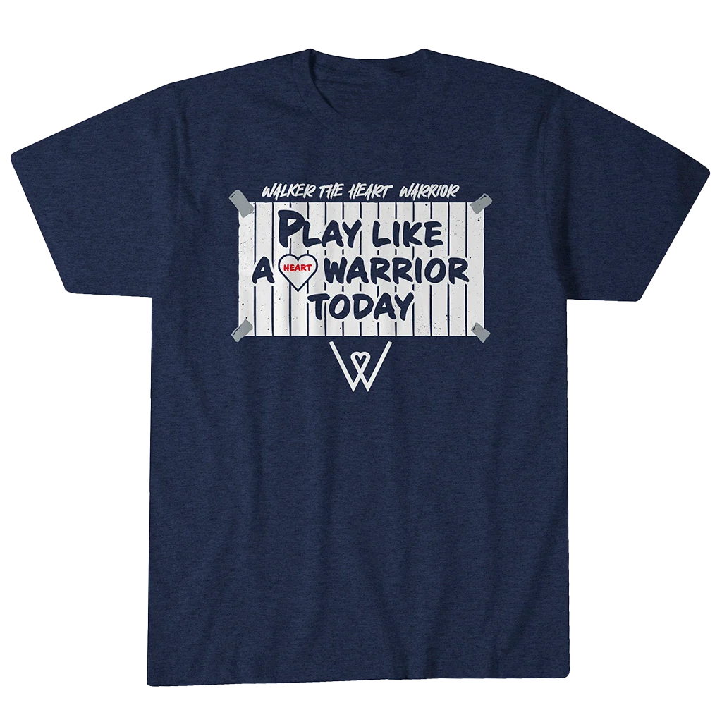 Unisex Walker The Heart Warrior Play Like A Heart Warrior Today Graphic Shirt for Sports Fans 1 Unisex Walker The Heart Warrior Play Like A Heart Warrior Today Graphic Shirt for Sports Fans