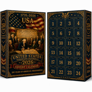 United States Semiquincentennial 2026 250 Years of American Independence Advent Calendar for Patriotic Fans