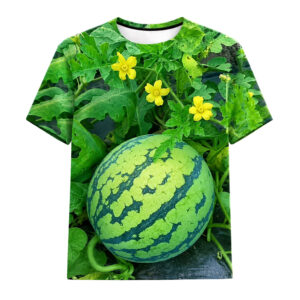 Watermelon Garden Vine Graphic Shirt for Watermelon Lovers
