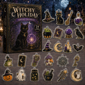 Witchy Cats Advent Calendar 2026 for Cat and Witch Lovers