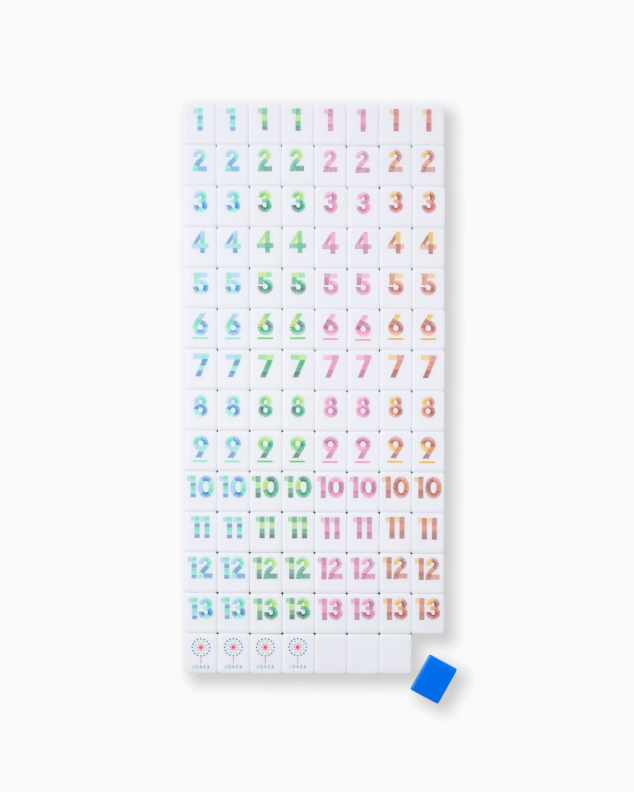 Tile Rummy Game Set Colorful Four Suit Design for Family Game Nights 112 Piece Set with Storage Bag 1 Tile Rummy Game Set Colorful Four Suit Design for Family Game Nights 112 Piece Set with Storage Bag