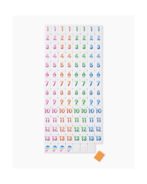 Tile Rummy Game Set Orange and Blue Design for Family Game Nights 112 Piece Set with Storage Bag