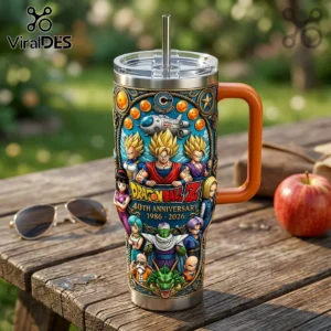 Dragon Ball Z 40th Anniversary 40oz Tumbler