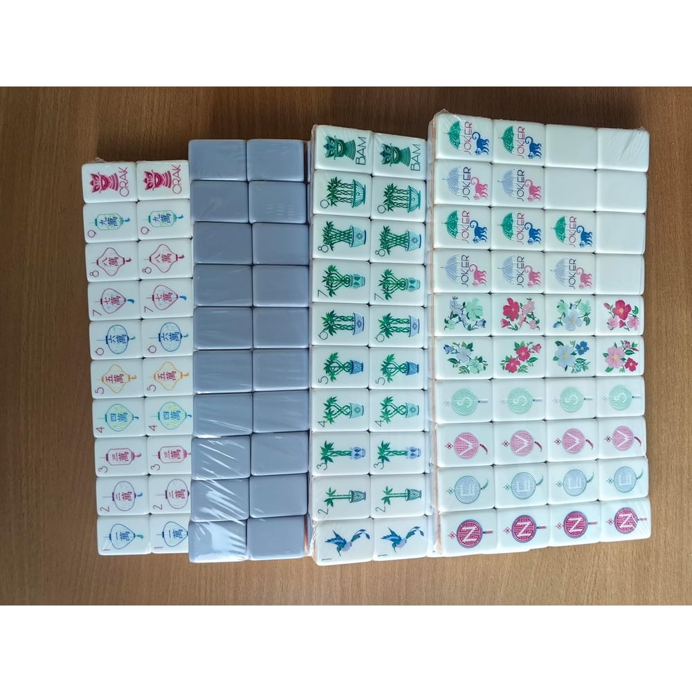 Light Purple American Mahjong Set - 160 Acrylic Tiles, Mat, Storage Bag & Accessories 5 Light Purple American Mahjong Set - 160 Acrylic Tiles, Mat, Storage Bag & Accessories - Image 5