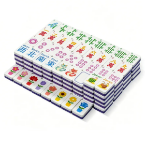Pool Party American Mahjong Set - 160 Acrylic Tiles, Mat, Storage Bag & Accessories