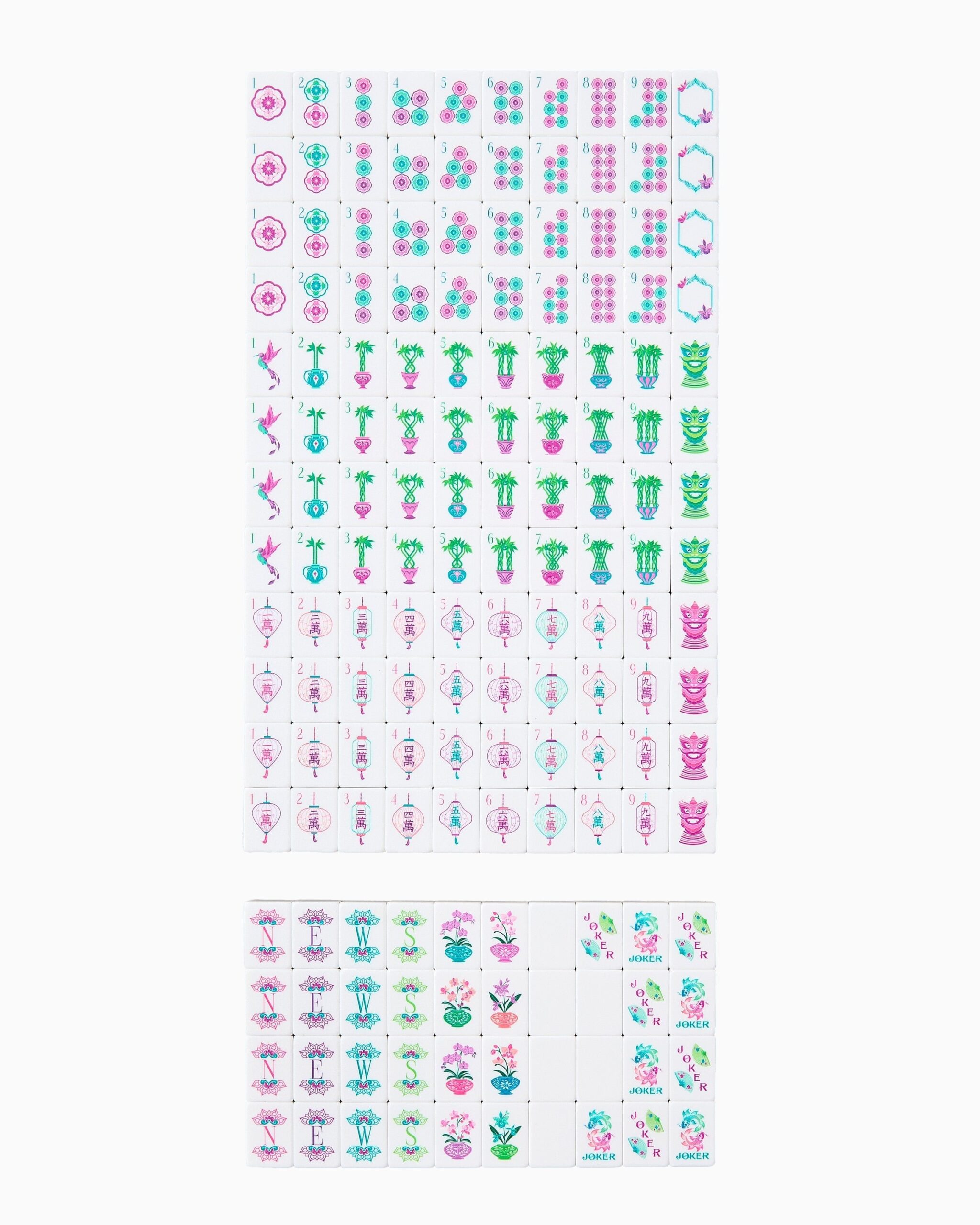 Deep Green Gemstone Inspired American Mahjong Set - 160 Acrylic Tiles, Mat, Storage Bag & Accessories 2 Deep Green Gemstone Inspired American Mahjong Set - 160 Acrylic Tiles, Mat, Storage Bag & Accessories - Image 2