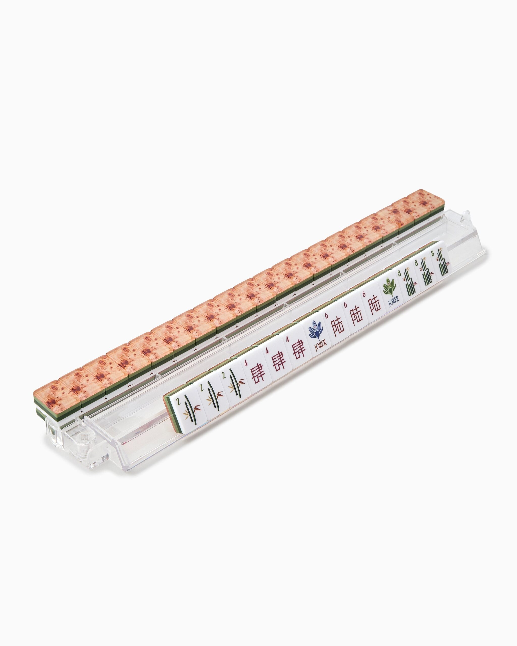 Sage & Olive Burl Wood Pattern American Mahjong Set - 160 Acrylic Tiles, Mat, Storage Bag & Accessories 4 Sage & Olive Burl Wood Pattern American Mahjong Set - 160 Acrylic Tiles, Mat, Storage Bag & Accessories - Image 4