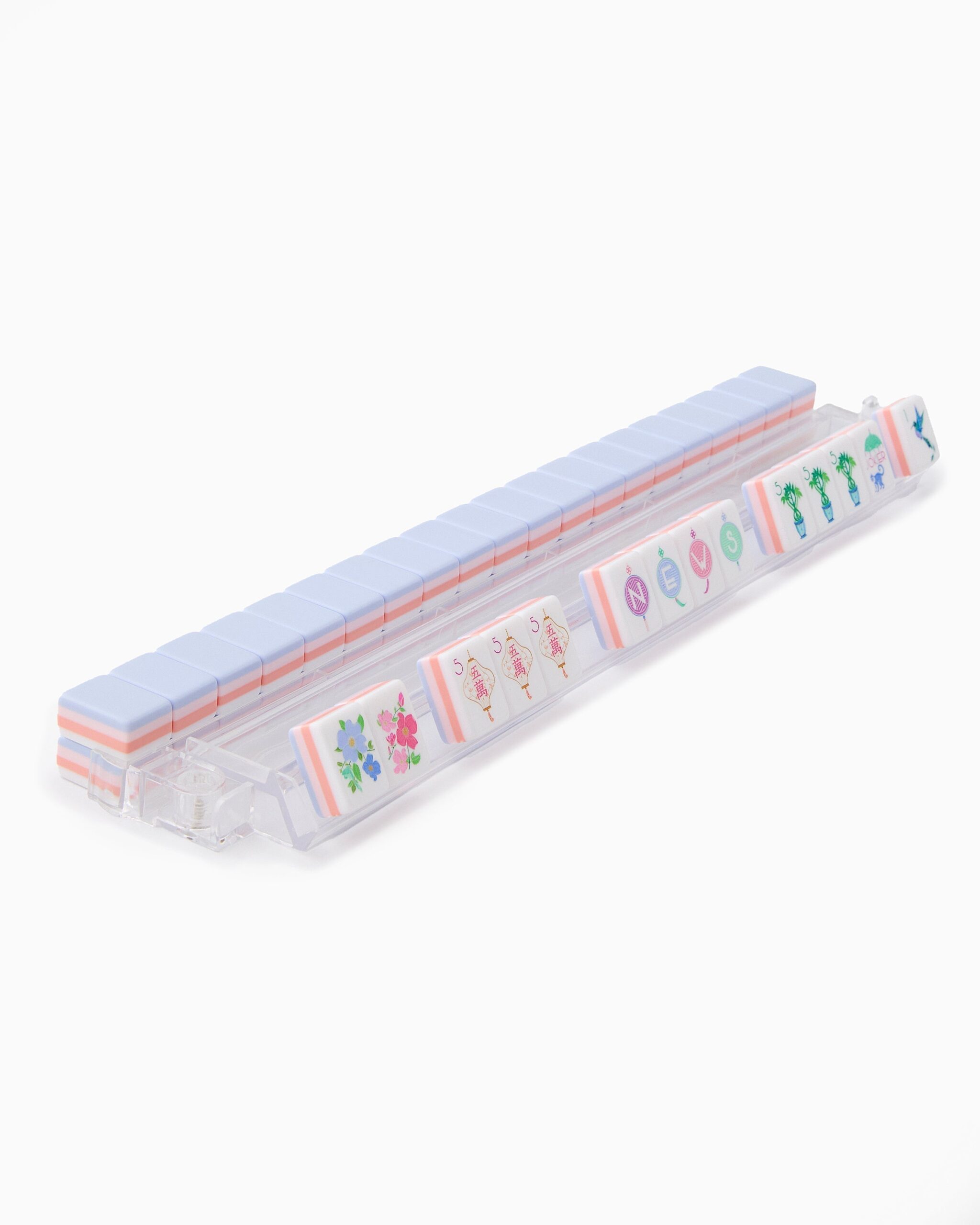 Blush Blue & Mint Pastel Gradient American Mahjong Set - 160 Acrylic Tiles, Mat, Storage Bag & Accessories 4 Blush Blue & Mint Pastel Gradient American Mahjong Set - 160 Acrylic Tiles, Mat, Storage Bag & Accessories - Image 4