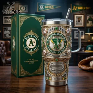 Oakland Athletics 40oz Tumbler