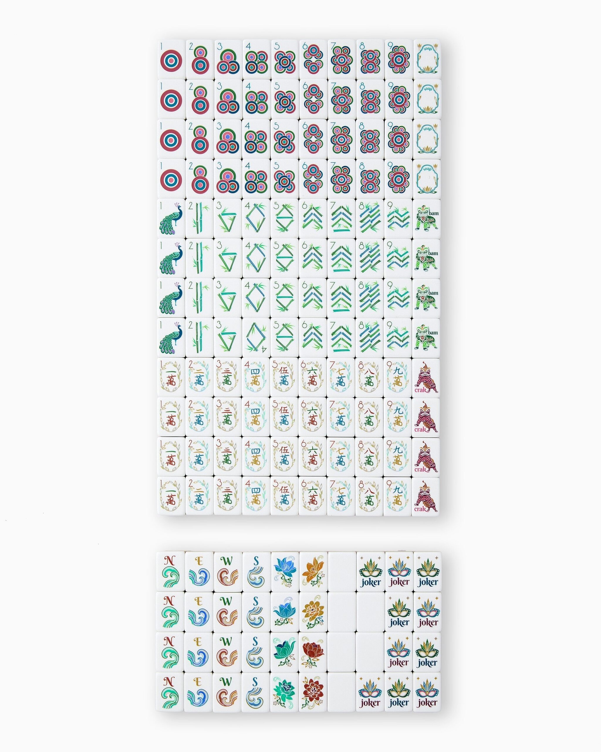 Earthy Desert Inspired American Mahjong Set - 160 Acrylic Tiles, Mat, Storage Bag & Accessories 2 Earthy Desert Inspired American Mahjong Set - 160 Acrylic Tiles, Mat, Storage Bag & Accessories - Image 2