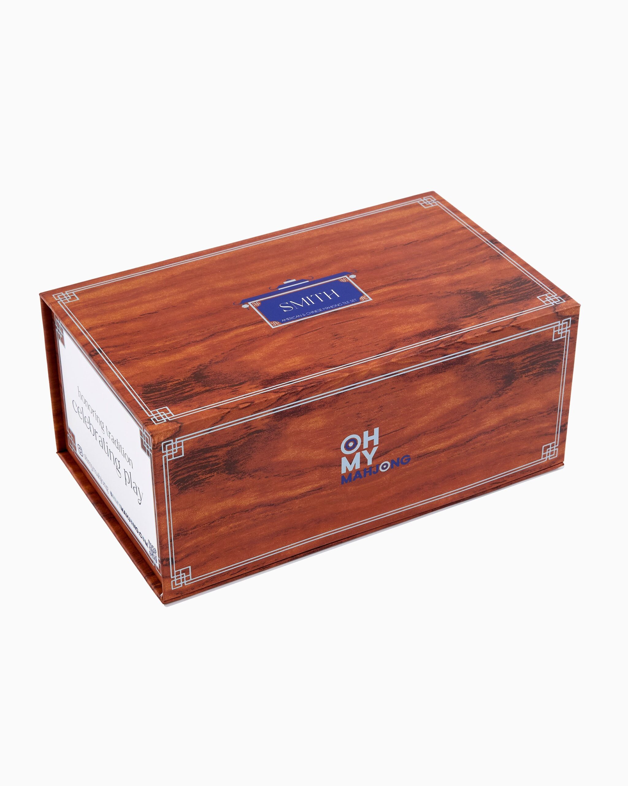 Woodgrain Botanical American Mahjong Set - 160 Acrylic Tiles, Mat, Storage Bag & Accessories 10 Woodgrain Botanical American Mahjong Set - 160 Acrylic Tiles, Mat, Storage Bag & Accessories - Image 10