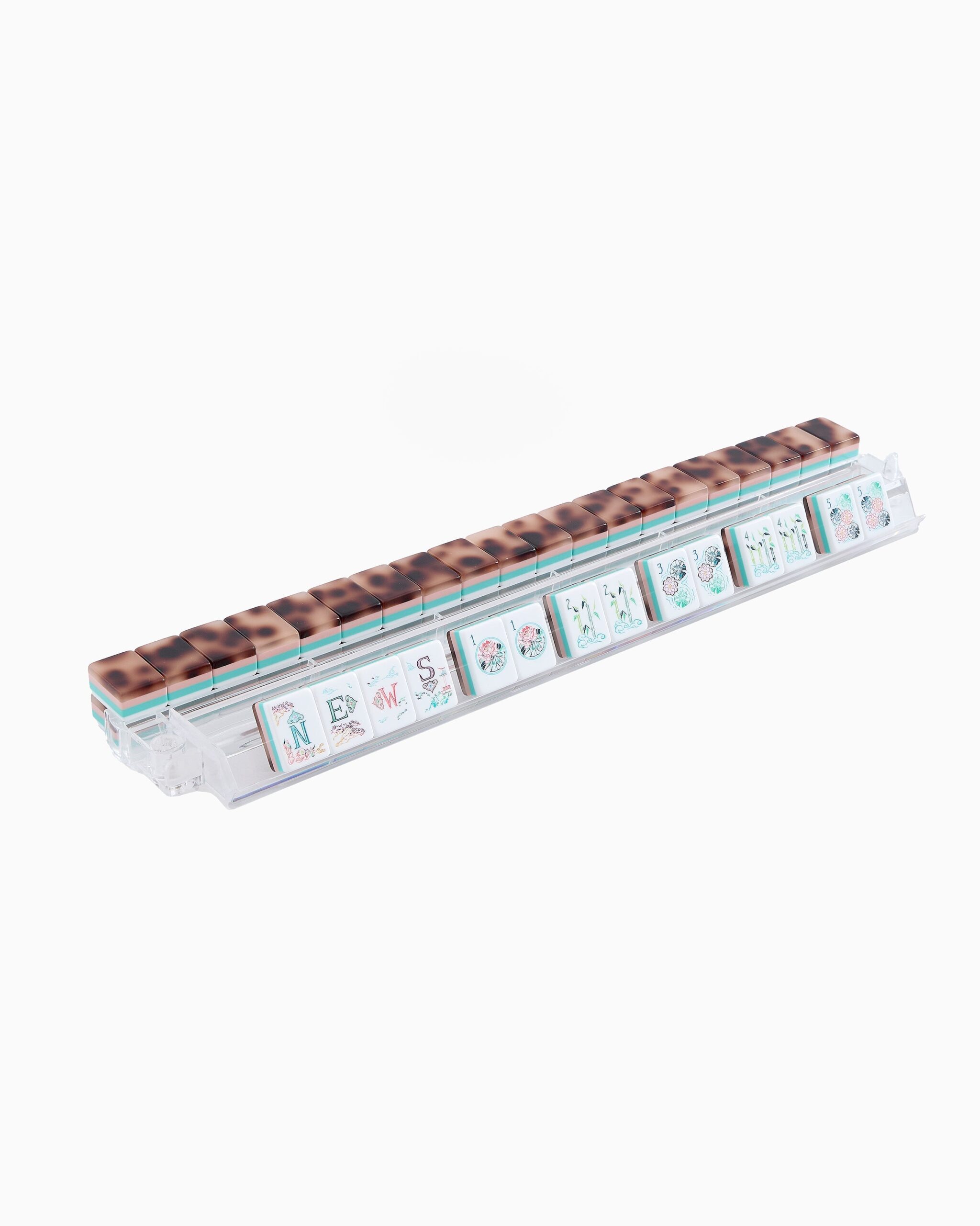 Chinoiserie Floral American Mahjong Set - 160 Acrylic Tiles, Mat, Storage Bag & Accessories 4 Chinoiserie Floral American Mahjong Set - 160 Acrylic Tiles, Mat, Storage Bag & Accessories - Image 4