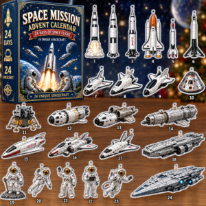24-Day Space Mission Christmas Countdown Advent Calendar 2026 for Space Exploration Fans