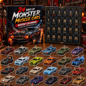 24 Days of Monster Muscle Cars Advent Calendar 2026 for Muscle Car Fans
