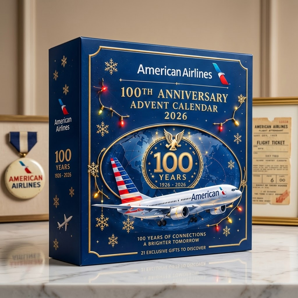 American Airlines 100th Anniversary 2026 Advent Calendar 2 American Airlines 100th Anniversary 2026 Advent Calendar