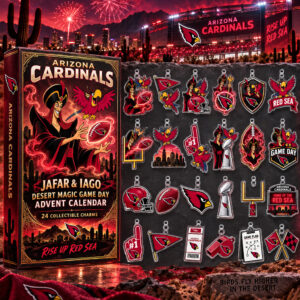 Arizona Cardinals x Jafar And Iago Game Day Advent Calendar 2026 For Football Fans