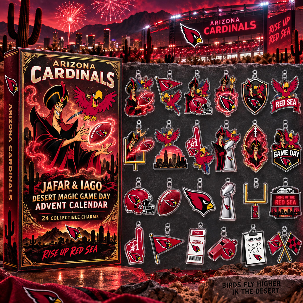 Arizona Cardinals x Jafar And Iago Game Day Advent Calendar 2026 For Football Fans 1 Arizona Cardinals x Jafar And Iago Game Day Advent Calendar 2026 For Football Fans