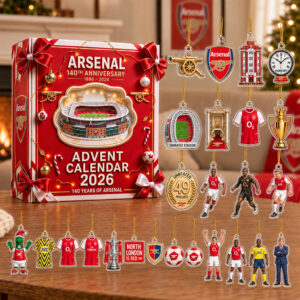 Arsenal 140th Anniversary Advent Calendar 2026 For Soccer Fans
