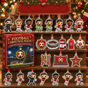 Arsenal Come On You Gunners Christmas Advent Calendar 2026 For Soccer Fans