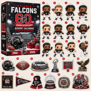Atlanta Falcons 60th Anniversary 1966-2026 Advent Calendar
