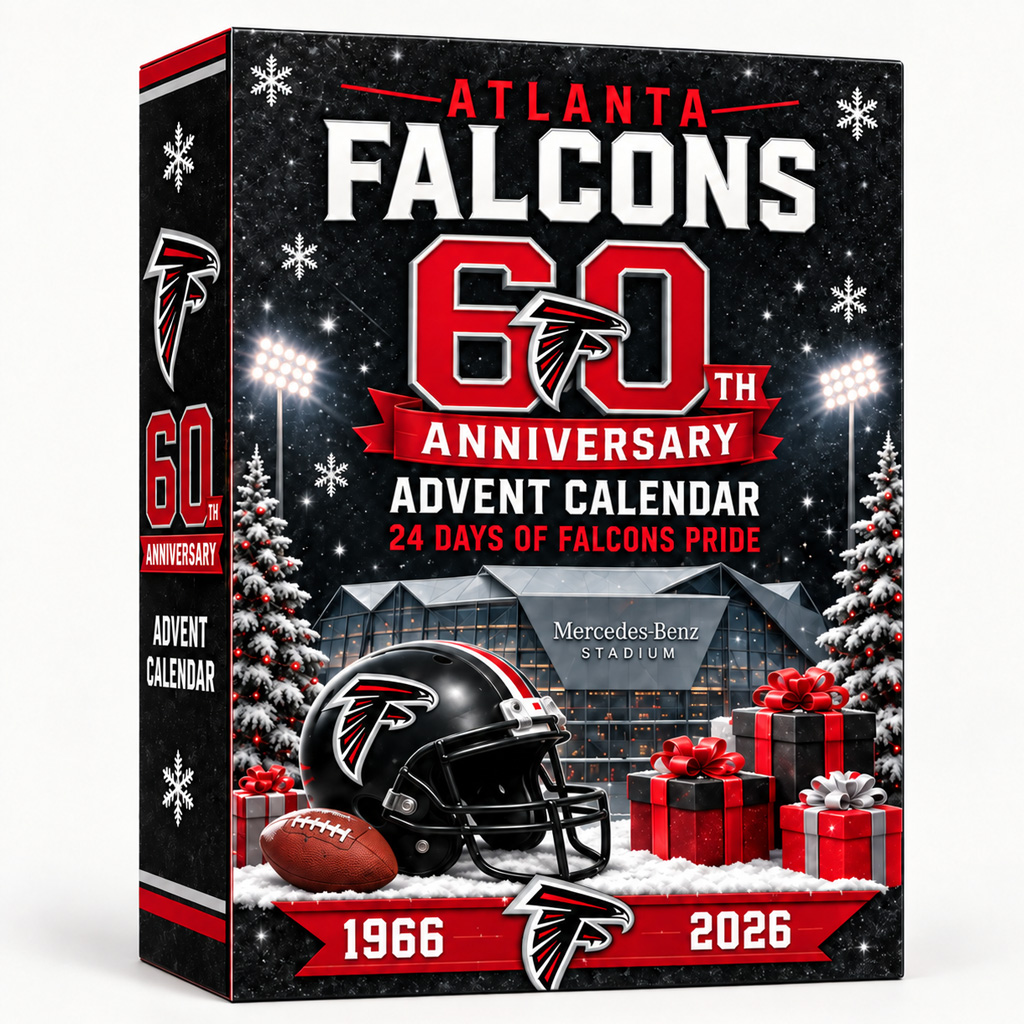 Atlanta Falcons 60th Anniversary 1966-2026 Advent Calendar 2 Atlanta Falcons 60th Anniversary 1966-2026 Advent Calendar