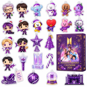 BTS Advent Calendar 2026 Purple Christmas