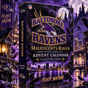 Baltimore Ravens x Maleficent Raven Dark Wings Game Day Advent Calendar 2026 For Football Fans