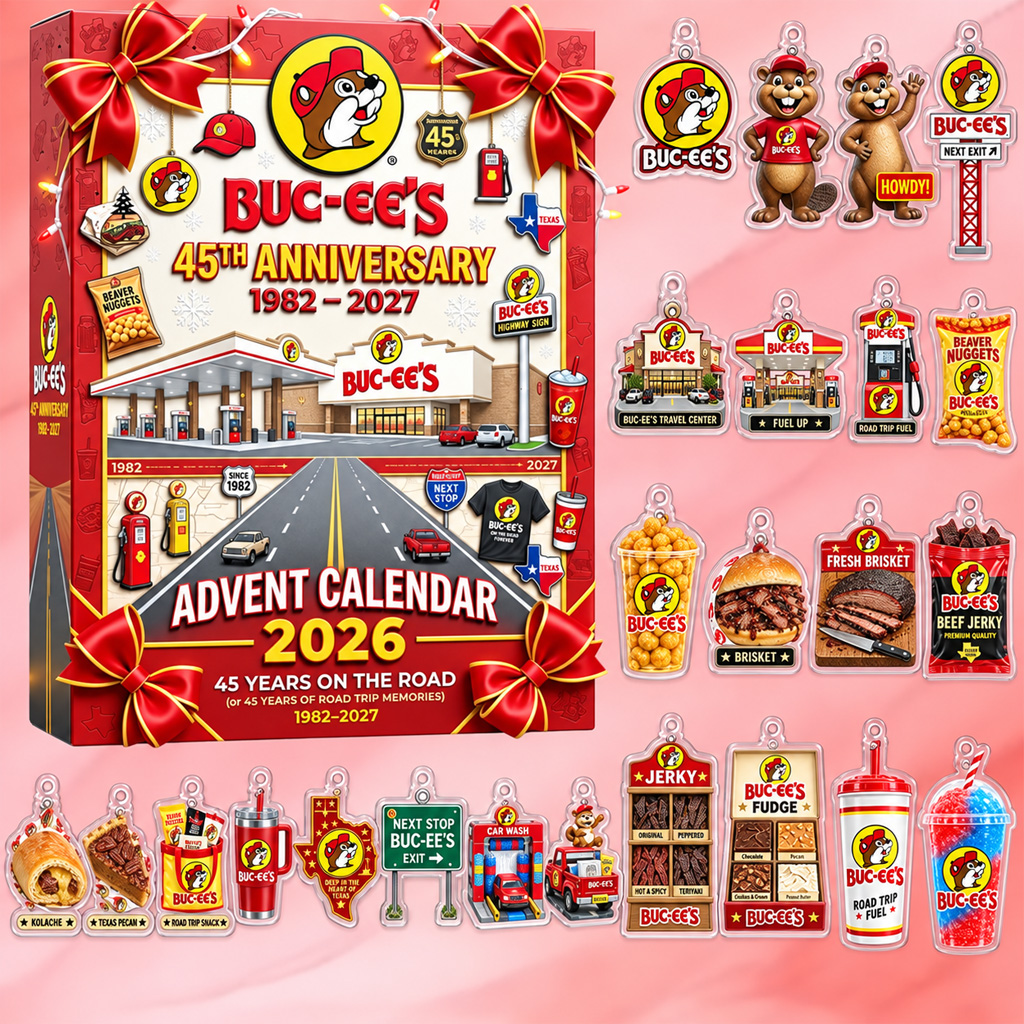 Buc-ee’s 45th Anniversary 2026 Advent Calendar for Buc-ee’s Fans 1 Buc-ee’s 45th Anniversary 2026 Advent Calendar for Buc-ee’s Fans