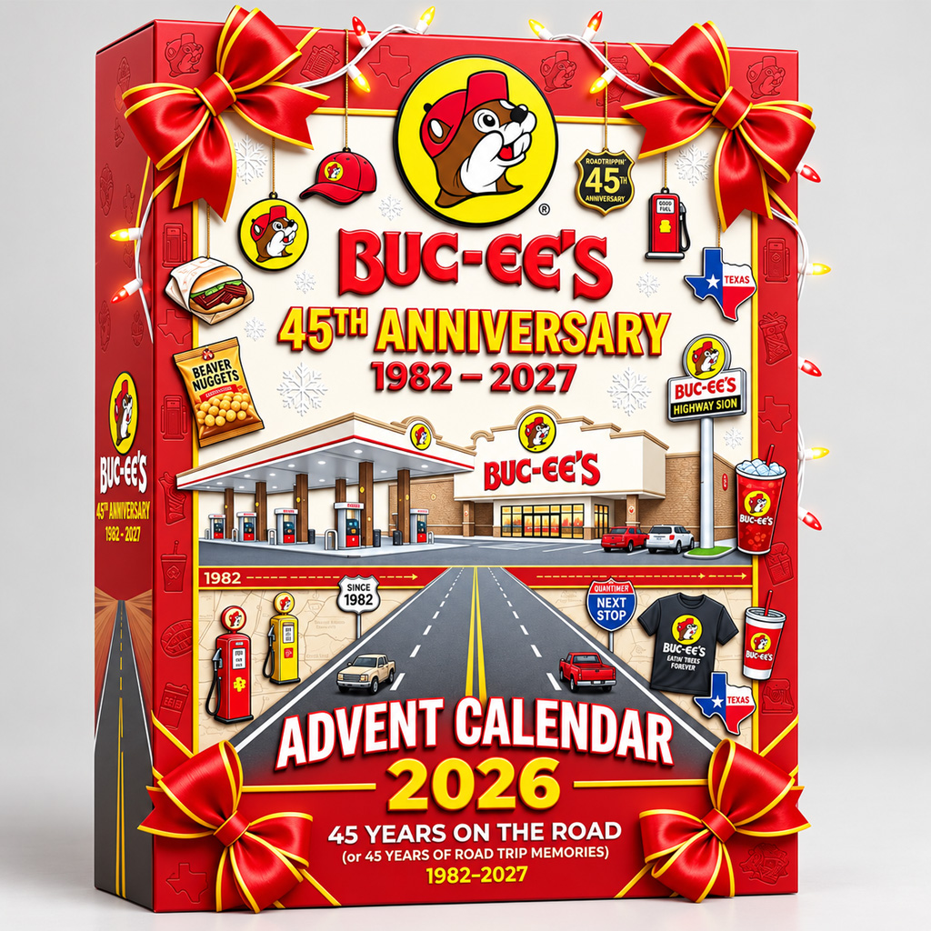 Buc-ee’s 45th Anniversary Christmas Countdown Advent Calendar