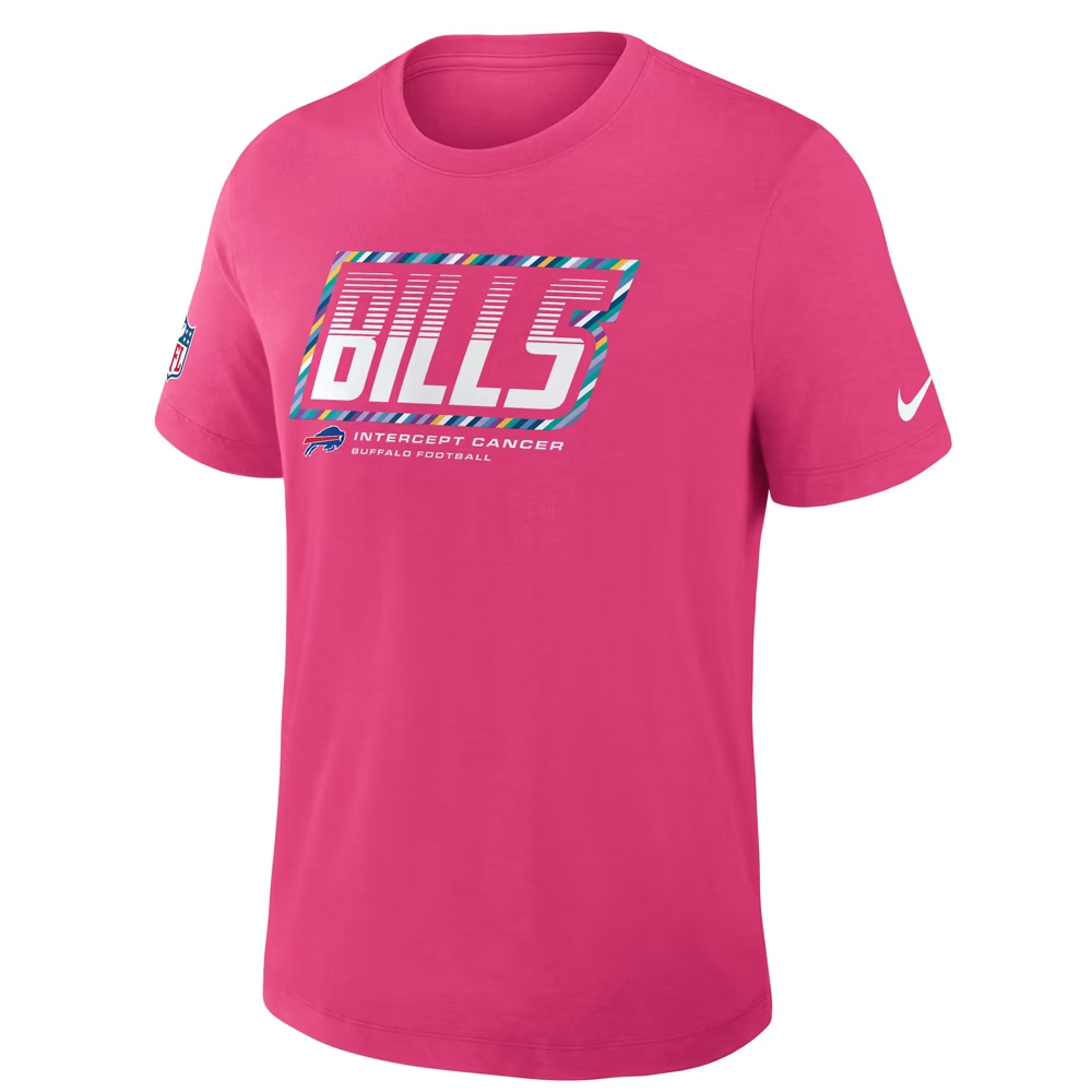 Buffalo Bills 2026 Crucial Catch Graphic Pink Shirt for Football Fans 1 Buffalo Bills 2026 Crucial Catch Graphic Pink Shirt for Football Fans