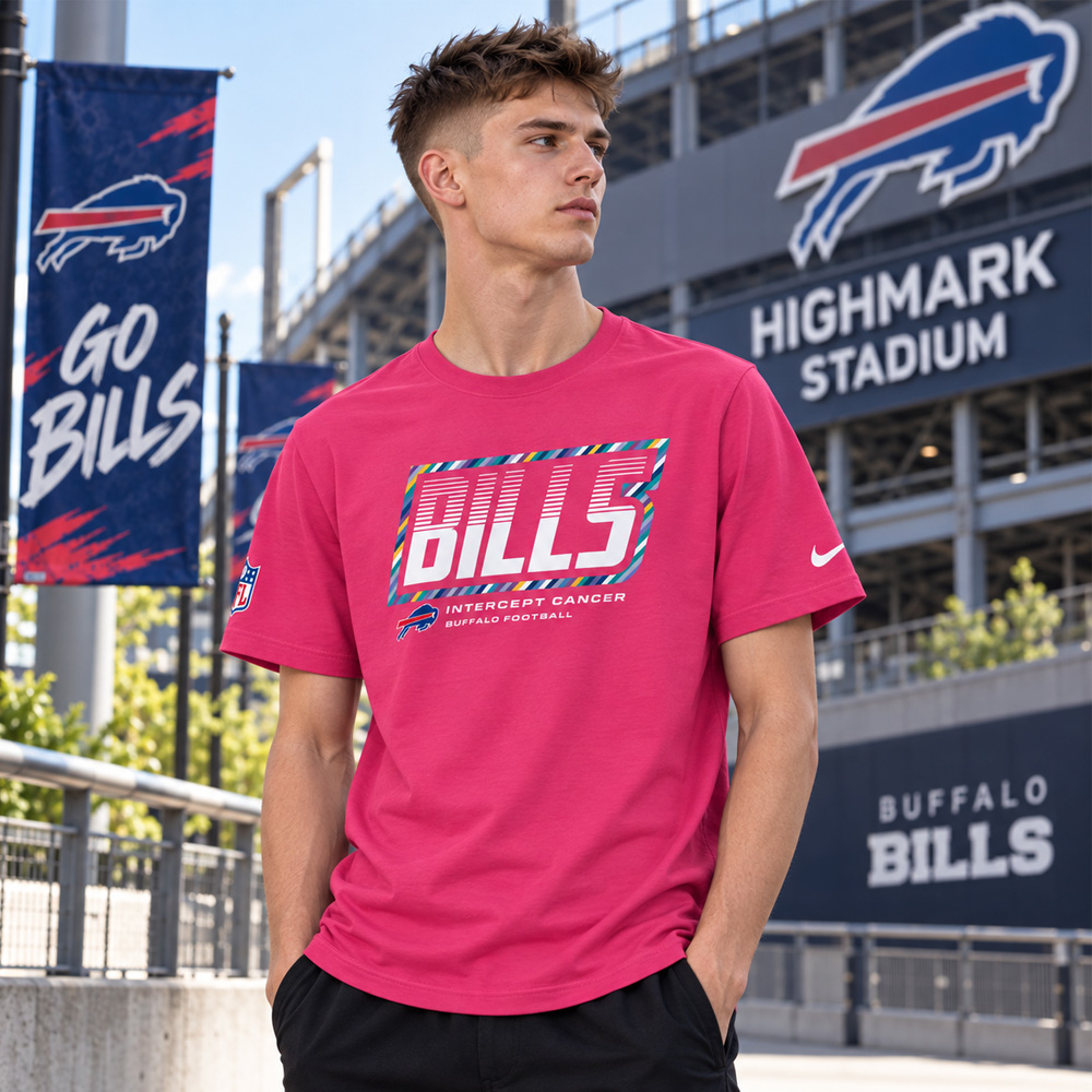 Buffalo Bills 2026 Crucial Catch Graphic Pink Shirt for Football Fans 4 Buffalo Bills 2026 Crucial Catch Graphic Pink Shirt for Football Fans - Image 4