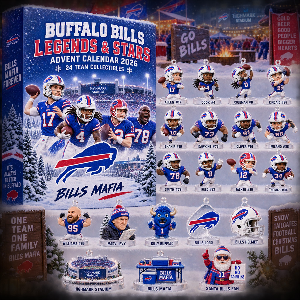 Buffalo Bills Legends And Stars Advent Calendar 2026 For Football Fans 2 Buffalo Bills Legends And Stars Advent Calendar 2026 For Football Fans